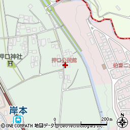 鳥取県西伯郡伯耆町押口15周辺の地図