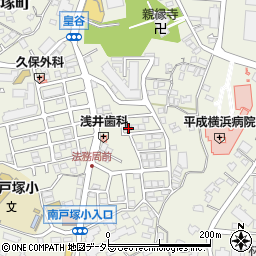 神奈川県横浜市戸塚区戸塚町475-27周辺の地図