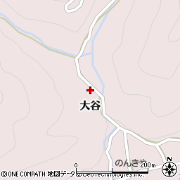 兵庫県養父市大谷464周辺の地図