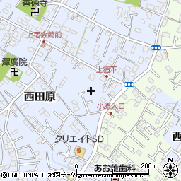 神奈川県秦野市西田原261周辺の地図