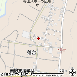 神奈川県秦野市落合850周辺の地図