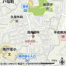 神奈川県横浜市戸塚区戸塚町475周辺の地図