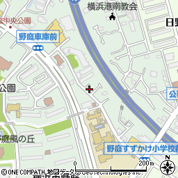 神奈川県横浜市港南区野庭町641-24周辺の地図