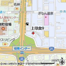 株式会社伊田屋岐阜支店周辺の地図