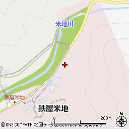 兵庫県養父市鉄屋米地54周辺の地図