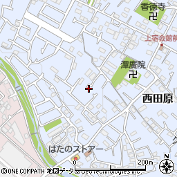 神奈川県秦野市西田原109-2周辺の地図