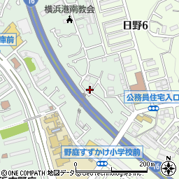 神奈川県横浜市港南区野庭町937-32周辺の地図