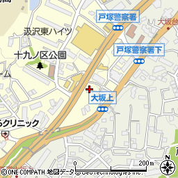 神奈川県横浜市戸塚区汲沢町1207-3周辺の地図