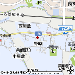愛知県犬山市善師野小戸20周辺の地図