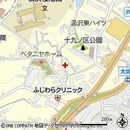 神奈川県横浜市戸塚区汲沢町1073-29周辺の地図