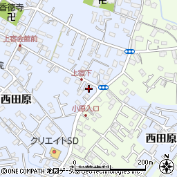 神奈川県秦野市西田原257周辺の地図
