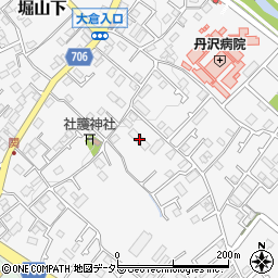 神奈川県秦野市堀山下606-1周辺の地図