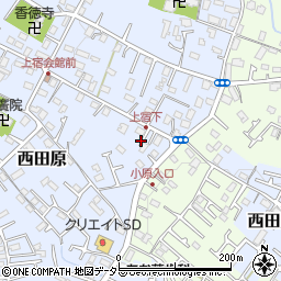 神奈川県秦野市西田原259周辺の地図