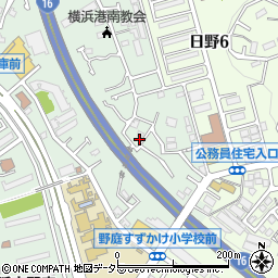 神奈川県横浜市港南区野庭町937-10周辺の地図