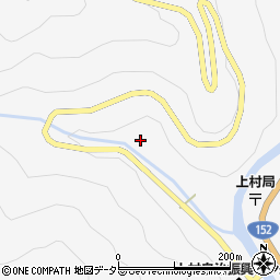 長野県飯田市上村640周辺の地図