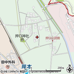 鳥取県西伯郡伯耆町押口102周辺の地図
