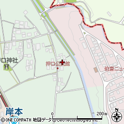 鳥取県西伯郡伯耆町押口16周辺の地図