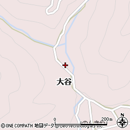 兵庫県養父市大谷322周辺の地図