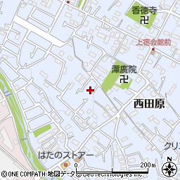 神奈川県秦野市西田原106周辺の地図