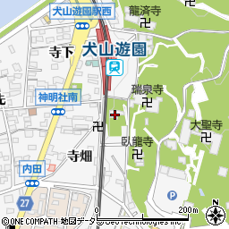 愛知県犬山市犬山瑞泉寺周辺の地図