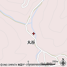 兵庫県養父市大谷325周辺の地図
