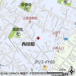 神奈川県秦野市西田原269周辺の地図