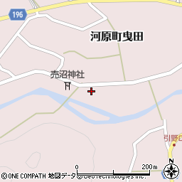 鳥取県鳥取市河原町曳田156周辺の地図