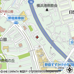 神奈川県横浜市港南区野庭町641周辺の地図