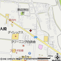 鳥取県西伯郡伯耆町大殿964-1周辺の地図