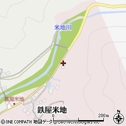 兵庫県養父市鉄屋米地55周辺の地図