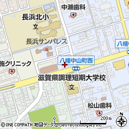 滋賀銀行長浜北支店周辺の地図