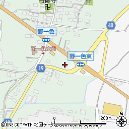 滋賀県米原市野一色478周辺の地図