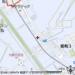 岐阜県多治見市姫町4丁目122周辺の地図