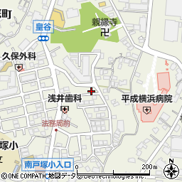神奈川県横浜市戸塚区戸塚町486-67周辺の地図