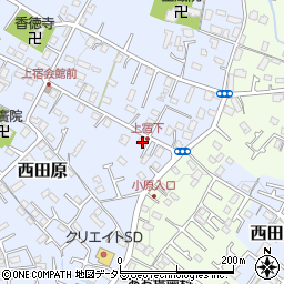 神奈川県秦野市西田原258周辺の地図