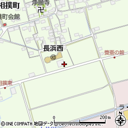 長浜市立　養蚕の館周辺の地図
