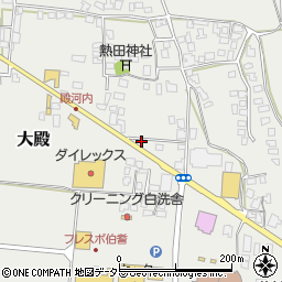 鳥取県西伯郡伯耆町大殿960周辺の地図