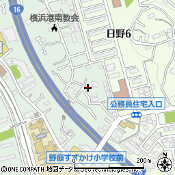 神奈川県横浜市港南区野庭町942周辺の地図