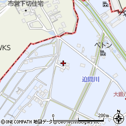 岐阜県多治見市大薮町77-2周辺の地図