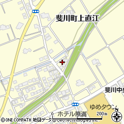 島根県出雲市斐川町上直江723周辺の地図