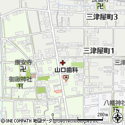 大垣中川郵便局周辺の地図