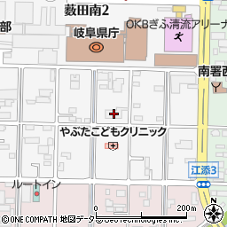 岐阜県医師信用組合本店周辺の地図