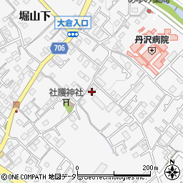 神奈川県秦野市堀山下606-3周辺の地図