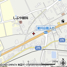 斐川自工工場周辺の地図