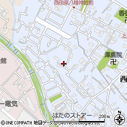 神奈川県秦野市西田原68周辺の地図