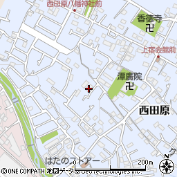 神奈川県秦野市西田原75周辺の地図