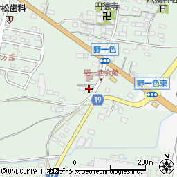 滋賀県米原市野一色485周辺の地図