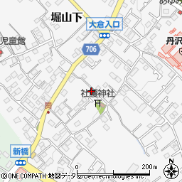 神奈川県秦野市堀山下752周辺の地図