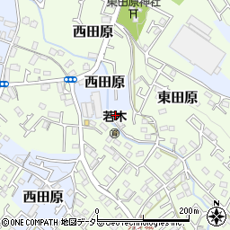 神奈川県秦野市西田原1213周辺の地図