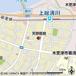 天野医院周辺の地図